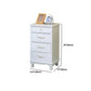 White Wooden Lingerie Chest Modern Style Vertical Storage Chest Dresser Clearhalo 'Bedroom Furniture' 'Dressers & Chests' 'dressers_chests' 'furn' 'furn_dressers_chests' 'Furniture' 5406067
