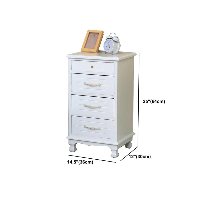 White Wooden Lingerie Chest Modern Style Vertical Storage Chest Dresser Clearhalo 'Bedroom Furniture' 'Dressers & Chests' 'dressers_chests' 'furn' 'furn_dressers_chests' 'Furniture' 5406067