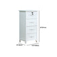 White Wooden Lingerie Chest Modern Style Vertical Storage Chest Dresser Clearhalo 'Bedroom Furniture' 'Dressers & Chests' 'dressers_chests' 'furn' 'furn_dressers_chests' 'Furniture' 5406069
