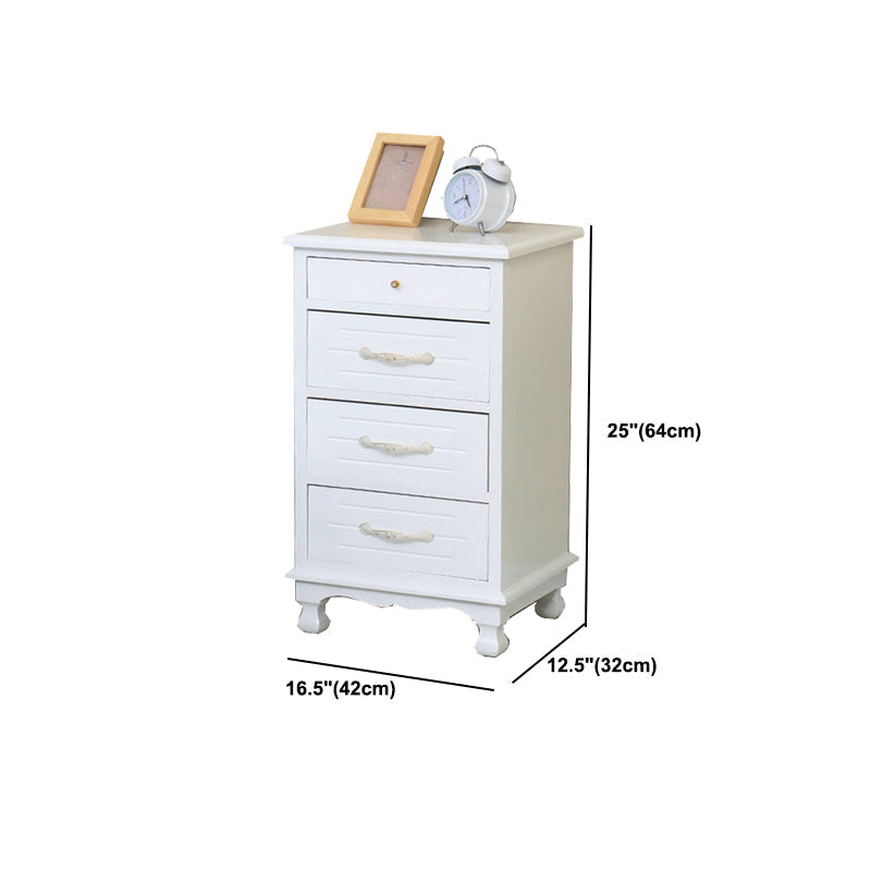 White Wooden Lingerie Chest Modern Style Vertical Storage Chest Dresser Clearhalo 'Bedroom Furniture' 'Dressers & Chests' 'dressers_chests' 'furn' 'furn_dressers_chests' 'Furniture' 5406072
