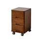 White and Brown Wooden Lingerie Chest Vertical Storage Chest Dresser with Wheels Clearhalo 'Bedroom Furniture' 'Dressers & Chests' 'dressers_chests' 'furn' 'furn_dressers_chests' 'Furniture' 5406085