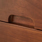 White and Brown Wooden Lingerie Chest Vertical Storage Chest Dresser with Wheels Clearhalo 'Bedroom Furniture' 'Dressers & Chests' 'dressers_chests' 'furn' 'furn_dressers_chests' 'Furniture' 5406086