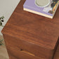 White and Brown Wooden Lingerie Chest Vertical Storage Chest Dresser with Wheels Clearhalo 'Bedroom Furniture' 'Dressers & Chests' 'dressers_chests' 'furn' 'furn_dressers_chests' 'Furniture' 5406091