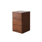 White and Brown Wooden Lingerie Chest Vertical Storage Chest Dresser with Wheels 18"L x 20"W x 31"H Coffee Clearhalo 'Bedroom Furniture' 'Dressers & Chests' 'dressers_chests' 'furn' 'furn_dressers_chests' 'Furniture' 5406096