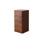 White and Brown Wooden Lingerie Chest Vertical Storage Chest Dresser with Wheels 18"L x 20"W x 39"H Coffee Clearhalo 'Bedroom Furniture' 'Dressers & Chests' 'dressers_chests' 'furn' 'furn_dressers_chests' 'Furniture' 5406097