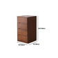 White and Brown Wooden Lingerie Chest Vertical Storage Chest Dresser with Wheels Clearhalo 'Bedroom Furniture' 'Dressers & Chests' 'dressers_chests' 'furn' 'furn_dressers_chests' 'Furniture' 5406111