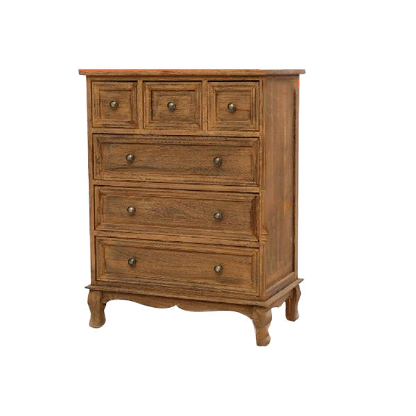 Solid Wood Storage Chest Retro Style Vertical Storage Chest Dresser 24"L x 14"W x 31"H Coffee Clearhalo 'Bedroom Furniture' 'Dressers & Chests' 'dressers_chests' 'furn' 'furn_dressers_chests' 'Furniture' 5406122