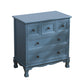 Solid Wood Storage Chest Retro Style Vertical Storage Chest Dresser 23.5"L x 14"W x 25"H Blue Clearhalo 'Bedroom Furniture' 'Dressers & Chests' 'dressers_chests' 'furn' 'furn_dressers_chests' 'Furniture' 5406131