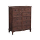 Solid Wood Storage Chest Retro Style Vertical Storage Chest Dresser 31"L x 14"W x 37"H Brown Clearhalo 'Bedroom Furniture' 'Dressers & Chests' 'dressers_chests' 'furn' 'furn_dressers_chests' 'Furniture' 5406134