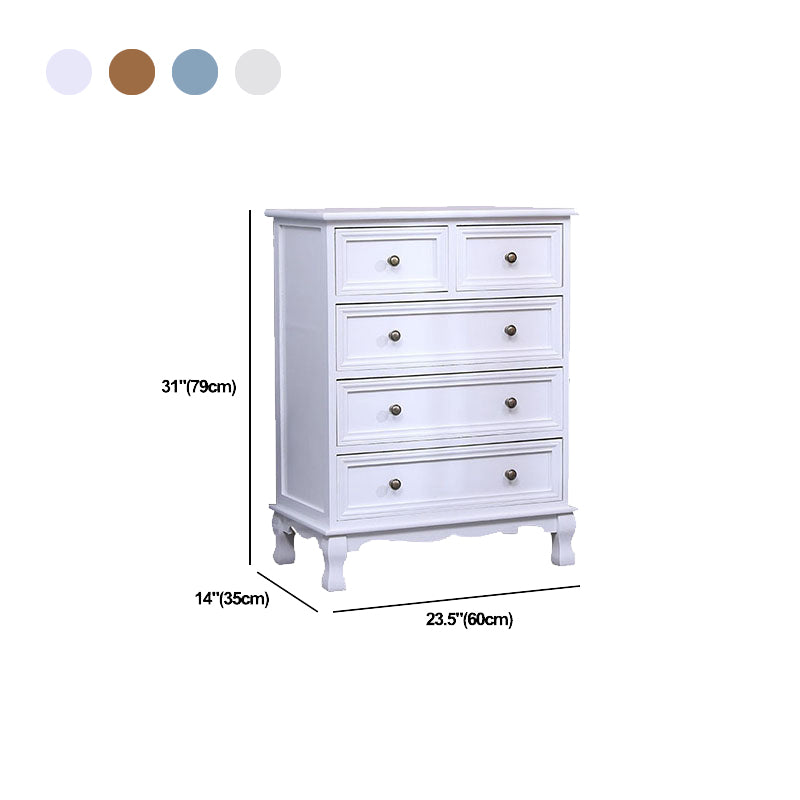Solid Wood Storage Chest Retro Style Vertical Storage Chest Dresser Clearhalo 'Bedroom Furniture' 'Dressers & Chests' 'dressers_chests' 'furn' 'furn_dressers_chests' 'Furniture' 5406138
