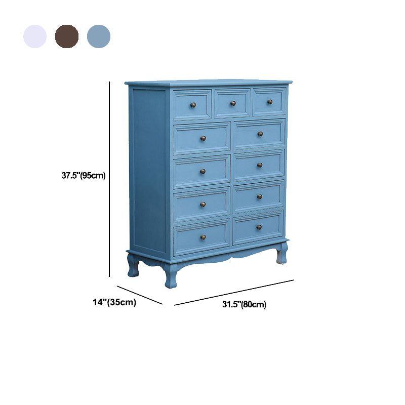 Solid Wood Storage Chest Retro Style Vertical Storage Chest Dresser Clearhalo 'Bedroom Furniture' 'Dressers & Chests' 'dressers_chests' 'furn' 'furn_dressers_chests' 'Furniture' 5406140