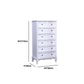 Solid Wood Storage Chest Retro Style Vertical Storage Chest Dresser Clearhalo 'Bedroom Furniture' 'Dressers & Chests' 'dressers_chests' 'furn' 'furn_dressers_chests' 'Furniture' 5406141