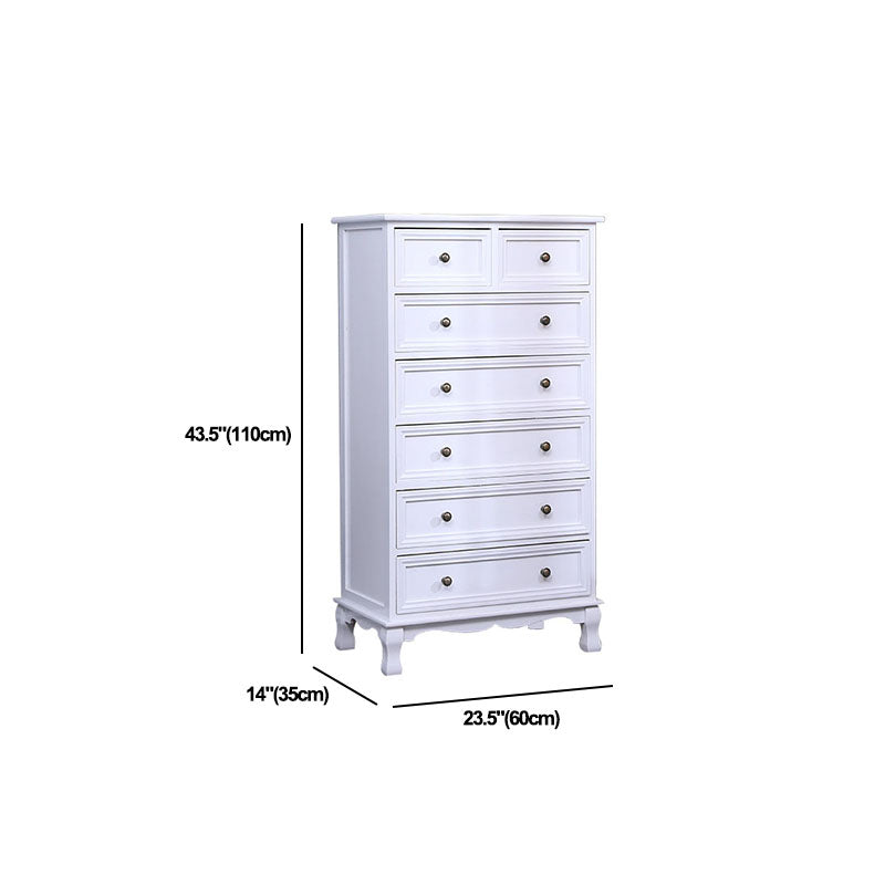 Solid Wood Storage Chest Retro Style Vertical Storage Chest Dresser Clearhalo 'Bedroom Furniture' 'Dressers & Chests' 'dressers_chests' 'furn' 'furn_dressers_chests' 'Furniture' 5406141