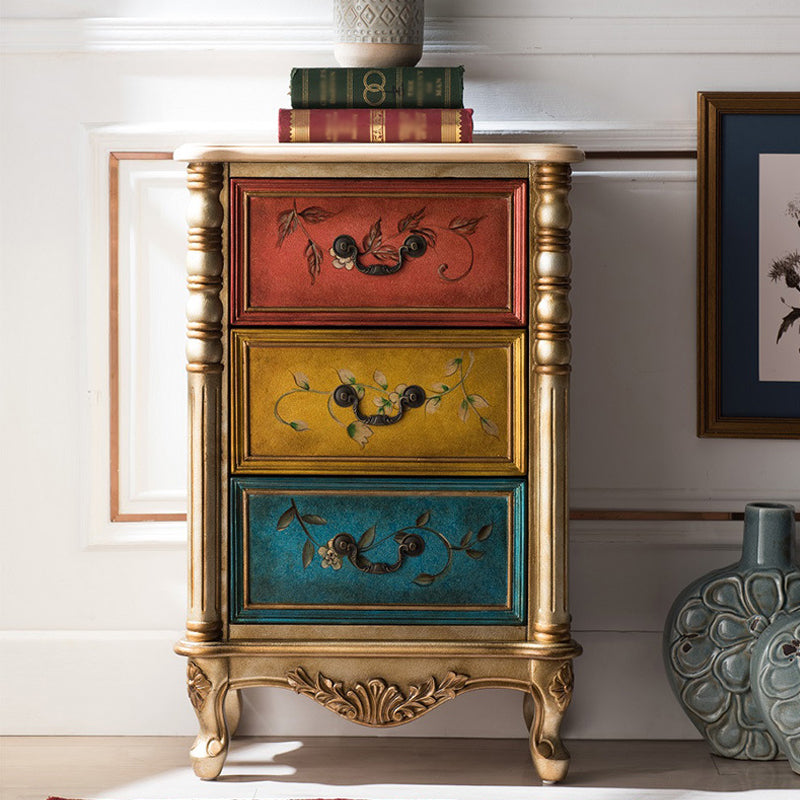 Stile tradizionale Verticale Verticale Cassa di lingerie in legno per camera da letto