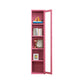 Closed Metal Bookshelf Modern Home Living Room Bedroom Standard Bookcase