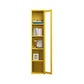 Closed Metal Bookshelf Modern Home Living Room Bedroom Standard Bookcase
