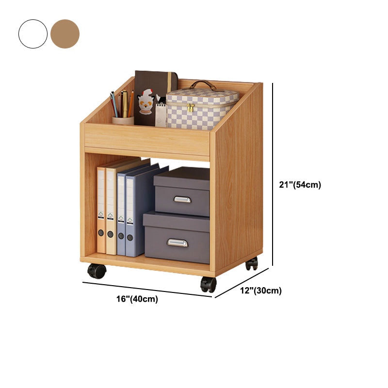 Holzbuchhandel Open Back Back Contemporary Bücherregal für Heimbüro