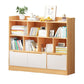 Ingeniero escandinavo Wood Bookshelf 7.8 "W Bookshelf for Home