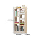 Ingeniero escandinavo Wood Bookshelf 7.8 "W Bookshelf for Home