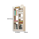 Ingeniero escandinavo Wood Bookshelf 7.8 "W Bookshelf for Home