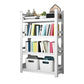 Metal Bookshelf, Multi Tiers Contemporary Bookcase for Living Room