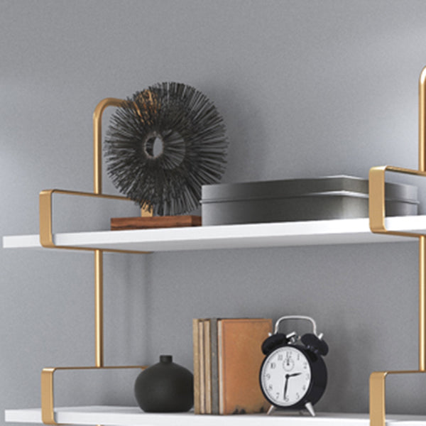 Libreria di stoccaggio montato a parete con scaffali in stile nordico con scaffali