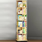 Estantería de madera, 18.5 "W, Cilindro de estantería de niveles múltiples para el dormitorio