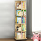 Estantería de madera, 18.5 "W, Cilindro de estantería de niveles múltiples para el dormitorio