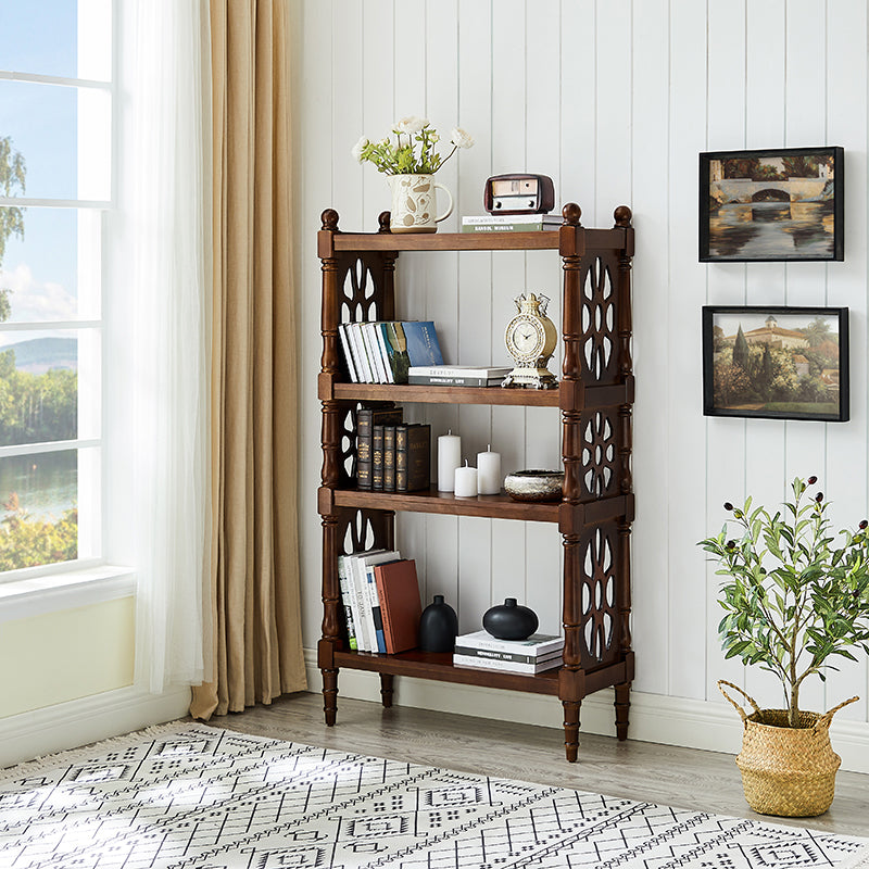 Scandinavian Study Room Bookshelf Solid Wood Etagere Bookcase Clearhalo 'Bookcases' 'furn' 'furn_bookcases' 'Furniture' 'Office Furniture' 5406574