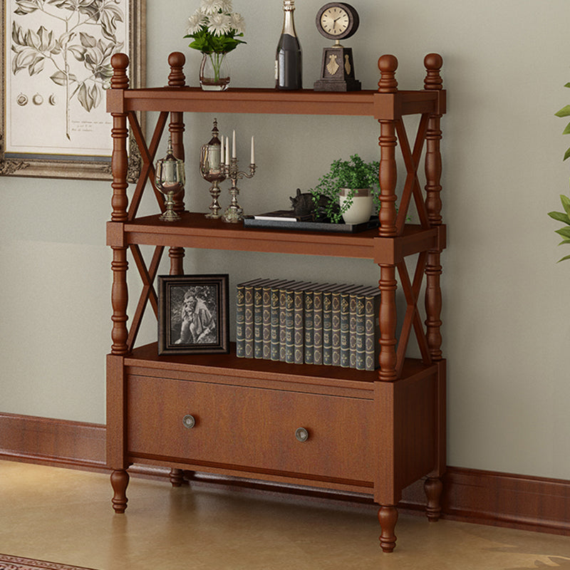 Scandinavian Study Room Bookshelf Solid Wood Etagere Bookcase Clearhalo 'Bookcases' 'furn' 'furn_bookcases' 'Furniture' 'Office Furniture' 5406584