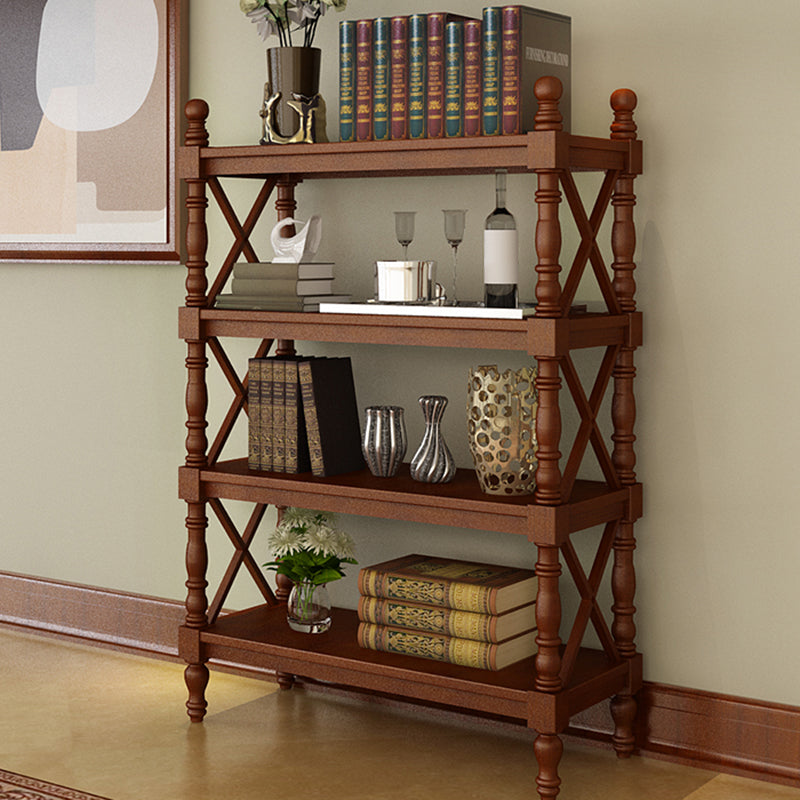 Scandinavian Study Room Bookshelf Solid Wood Etagere Bookcase Clearhalo 'Bookcases' 'furn' 'furn_bookcases' 'Furniture' 'Office Furniture' 5406585
