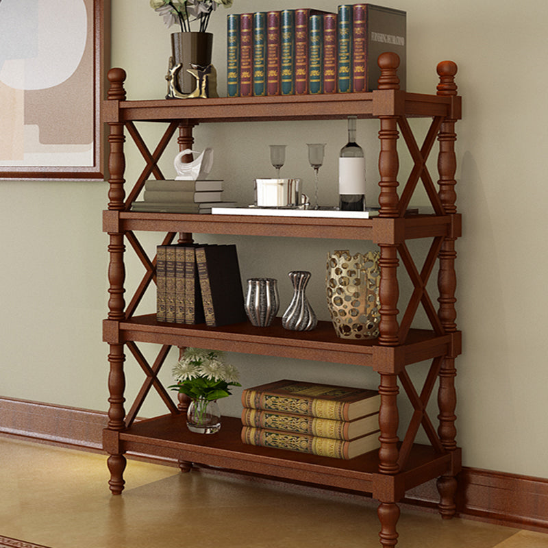 Scandinavian Study Room Bookshelf Solid Wood Etagere Bookcase Clearhalo 'Bookcases' 'furn' 'furn_bookcases' 'Furniture' 'Office Furniture' 5406590