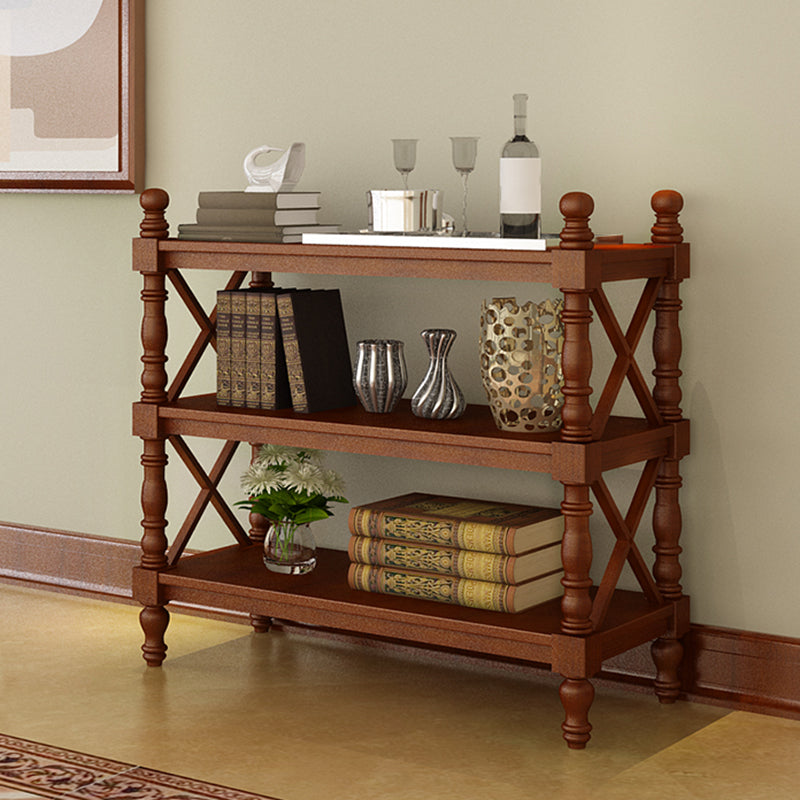 Scandinavian Study Room Bookshelf Solid Wood Etagere Bookcase Clearhalo 'Bookcases' 'furn' 'furn_bookcases' 'Furniture' 'Office Furniture' 5406591