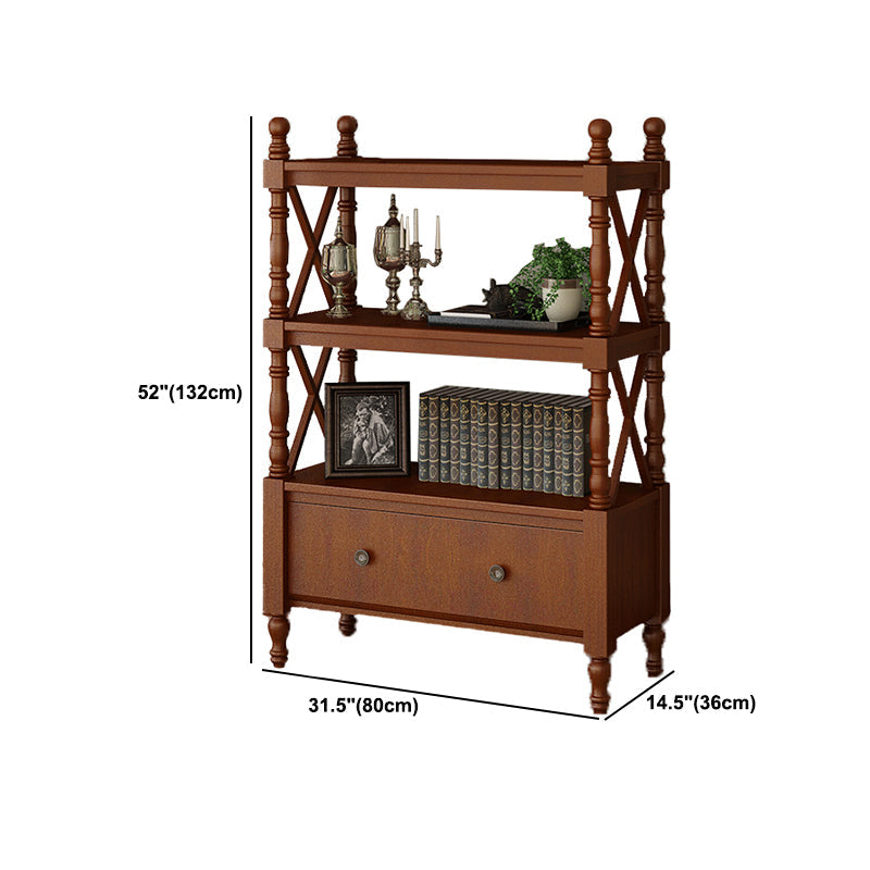 Scandinavian Study Room Bookshelf Solid Wood Etagere Bookcase Clearhalo 'Bookcases' 'furn' 'furn_bookcases' 'Furniture' 'Office Furniture' 5406608