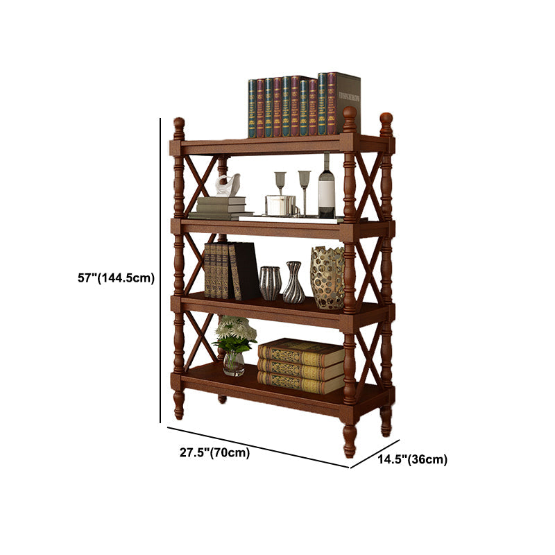 Scandinavian Study Room Bookshelf Solid Wood Etagere Bookcase Clearhalo 'Bookcases' 'furn' 'furn_bookcases' 'Furniture' 'Office Furniture' 5406612