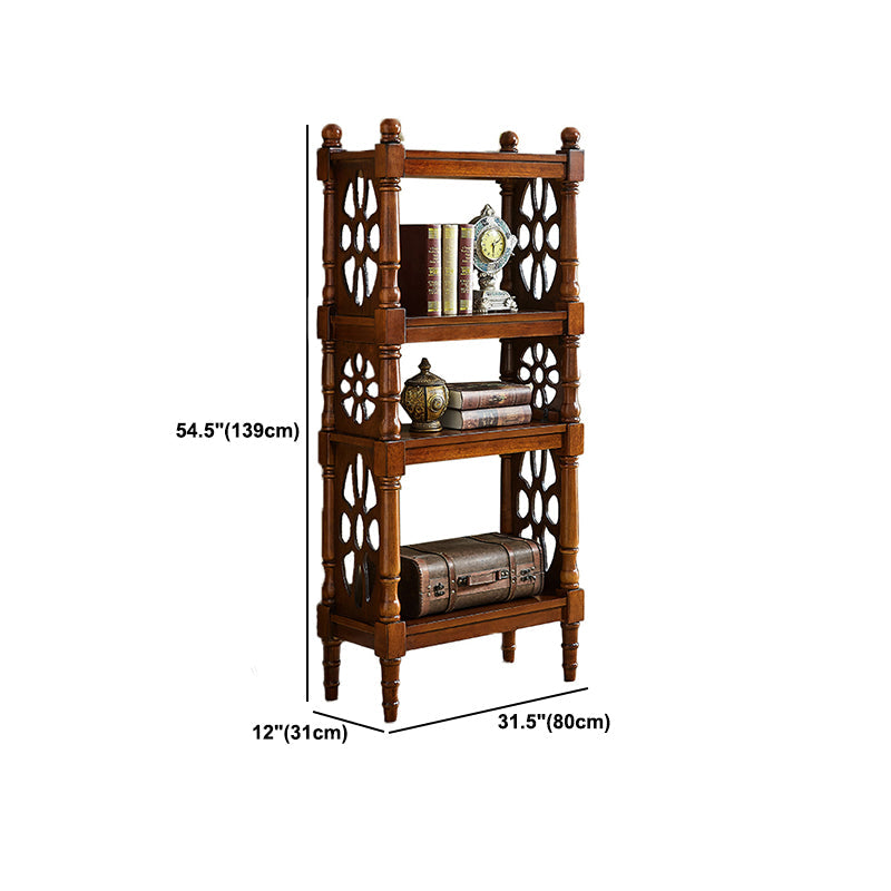 Scandinavian Study Room Bookshelf Solid Wood Etagere Bookcase Clearhalo 'Bookcases' 'furn' 'furn_bookcases' 'Furniture' 'Office Furniture' 5406622