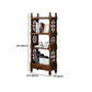 Scandinavian Study Room Bookshelf Solid Wood Etagere Bookcase Clearhalo 'Bookcases' 'furn' 'furn_bookcases' 'Furniture' 'Office Furniture' 5406628