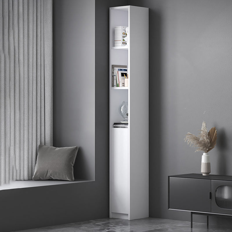 Ingegnere in stile moderno libreria in legno libreria chiusa indietro, 8 "l x 10" w x 71 "h