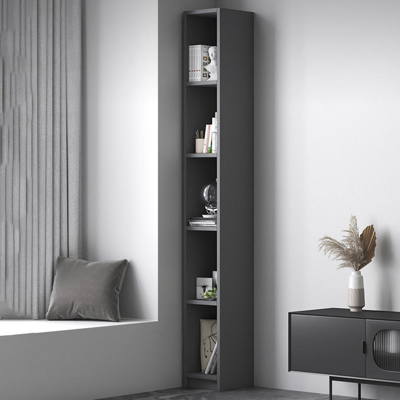 Ingegnere in stile moderno libreria in legno libreria chiusa indietro, 8 "l x 10" w x 71 "h