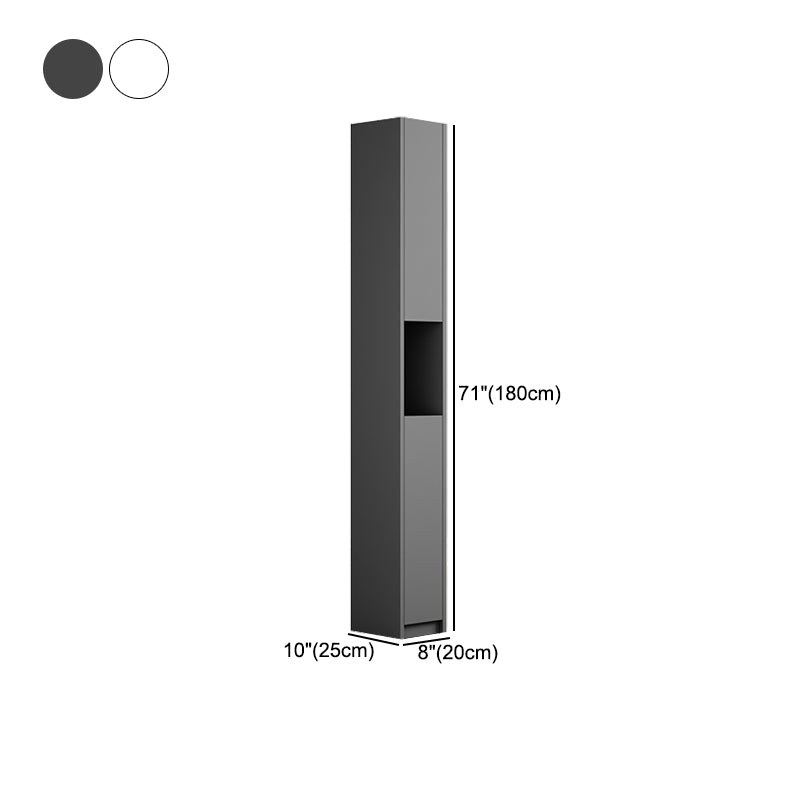 Ingegnere in stile moderno libreria in legno libreria chiusa indietro, 8 "l x 10" w x 71 "h