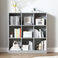 Contemporary Style Wood Bookshelf Closed Back Bookcase for Office Clearhalo 'Bookcases' 'furn' 'furn_bookcases' 'Furniture' 'Office Furniture' 5406661