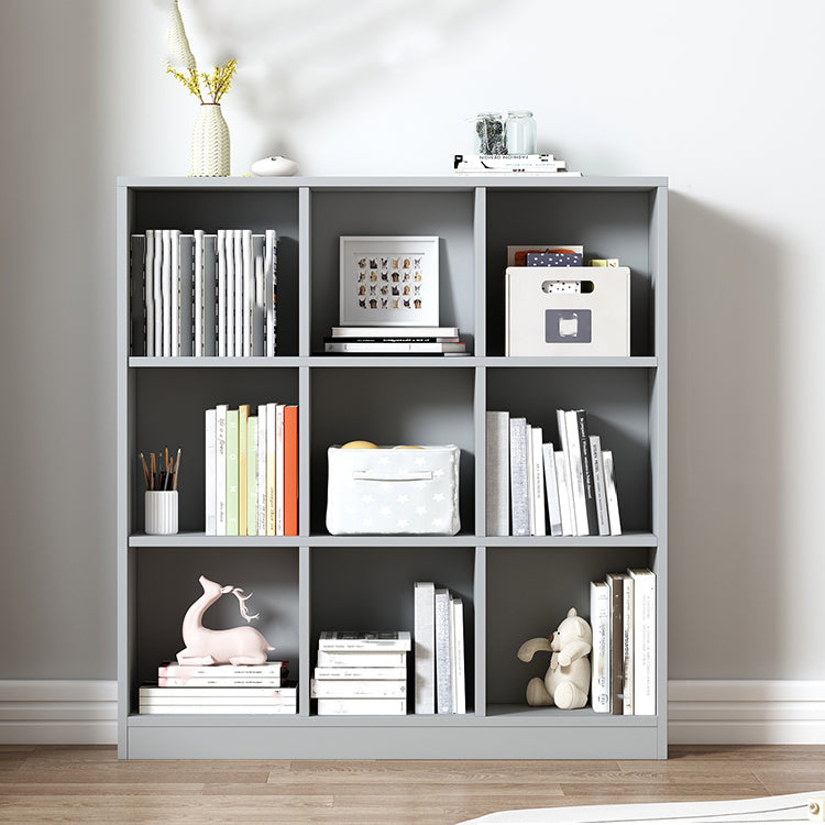 Contemporary Style Wood Bookshelf Closed Back Bookcase for Office Clearhalo 'Bookcases' 'furn' 'furn_bookcases' 'Furniture' 'Office Furniture' 5406661