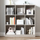 Contemporary Style Wood Bookshelf Closed Back Bookcase for Office Clearhalo 'Bookcases' 'furn' 'furn_bookcases' 'Furniture' 'Office Furniture' 5406676