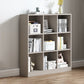 Contemporary Style Wood Bookshelf Closed Back Bookcase for Office Clearhalo 'Bookcases' 'furn' 'furn_bookcases' 'Furniture' 'Office Furniture' 5406678