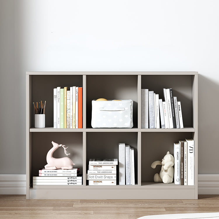 Contemporary Style Wood Bookshelf Closed Back Bookcase for Office Clearhalo 'Bookcases' 'furn' 'furn_bookcases' 'Furniture' 'Office Furniture' 5406680