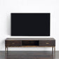15.75 "W TV Style Industrial Style Brown Wood TV Console avec tiroir