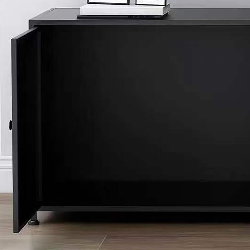 Industrial TV Media Console Metal TV Stand Console with Shelves Clearhalo 'furn' 'furn_tv_stands_entertainment_centers' 'Furniture' 'Living Room Furniture' 'TV Stands & Entertainment Centers' 'TV Stands & Media Storage Furniture' 'tv_stands_entertainment_centers' 5406803