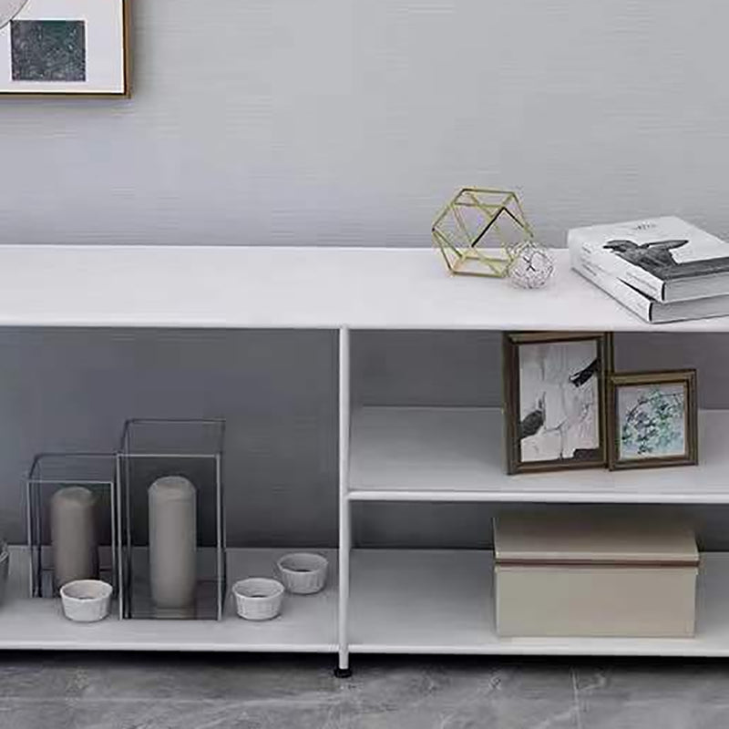 Industrial TV Media Console Metal TV Stand Console with Shelves Clearhalo 'furn' 'furn_tv_stands_entertainment_centers' 'Furniture' 'Living Room Furniture' 'TV Stands & Entertainment Centers' 'TV Stands & Media Storage Furniture' 'tv_stands_entertainment_centers' 5406804