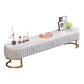 Meuble TV scandinave imitation marbre, console TV de rangement fermée avec tiroirs