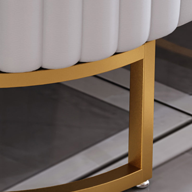 Meuble TV scandinave imitation marbre, console TV de rangement fermée avec tiroirs